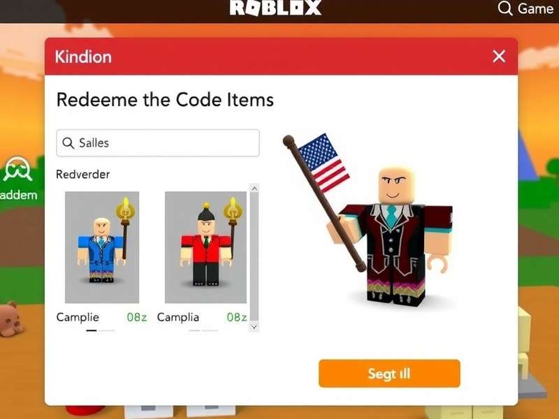 Roblox में विभिन्न आभूषण और पेट्स दिखाता हुआ चित्र