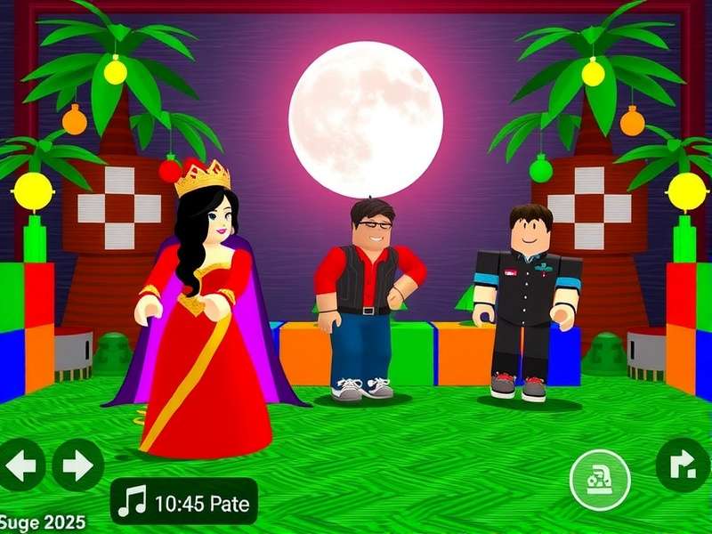 Roblox में संगीत गेजेट का उदाहरण