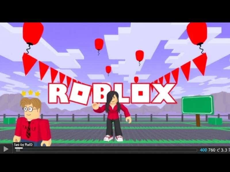 Roblox गेमिंग दृश्य