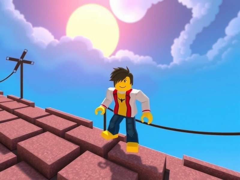 A person wearing headphones customizing audio settings on a computer, representing Roblox music customization