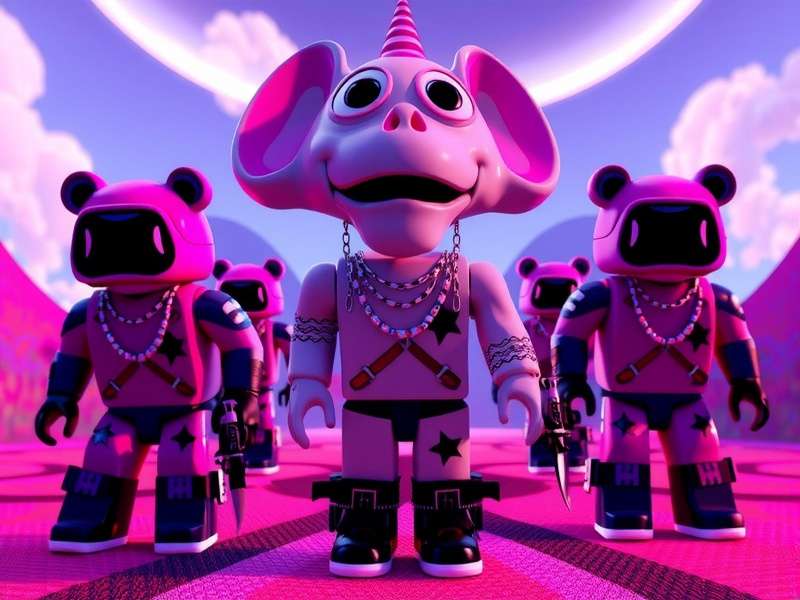 Nuts Lil Peep Roblox song artwork featuring in-game visuals