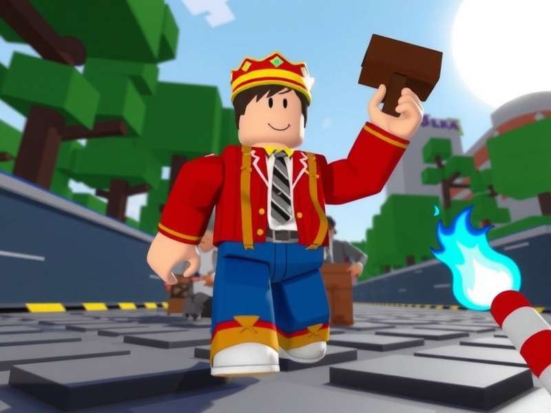 Roblox gameplay showcase with multiple popular games