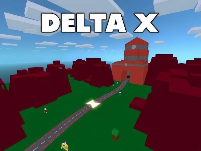 Delta X Roblox Gameplay on PC showing advanced graphics and HUD