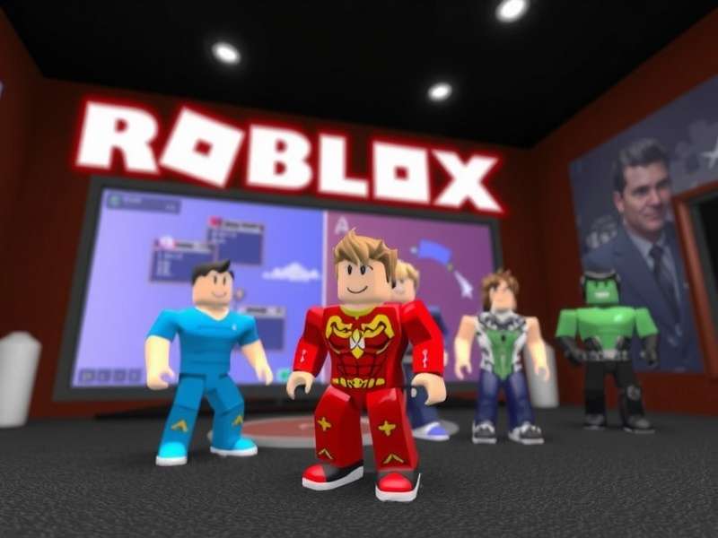 Roblox Studio interface showing 3D game development environment