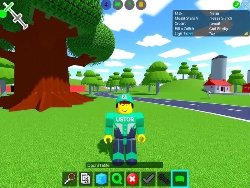 Roblox Studio interface showing advanced game development tools