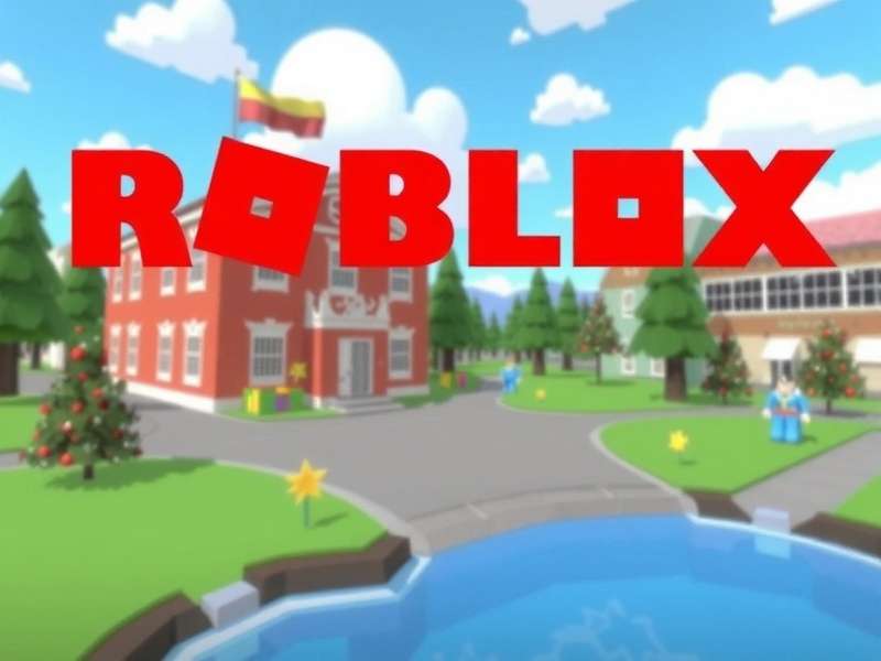 Roblox website interface on multiple devices showing game creation and social features