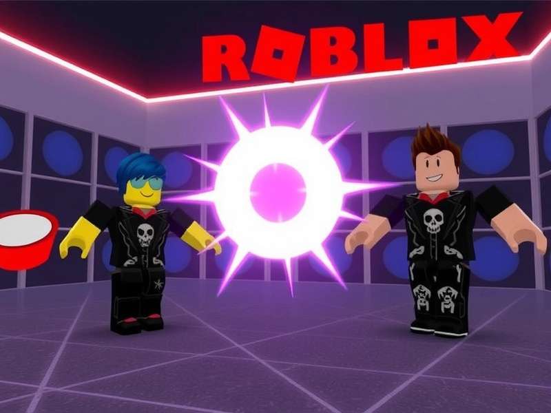 Player using a Roblox Boombox to play music
