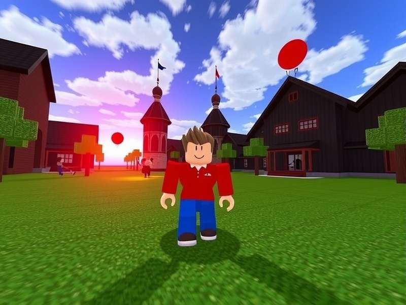 Roblox game world featuring diverse avatar characters and interactive environment