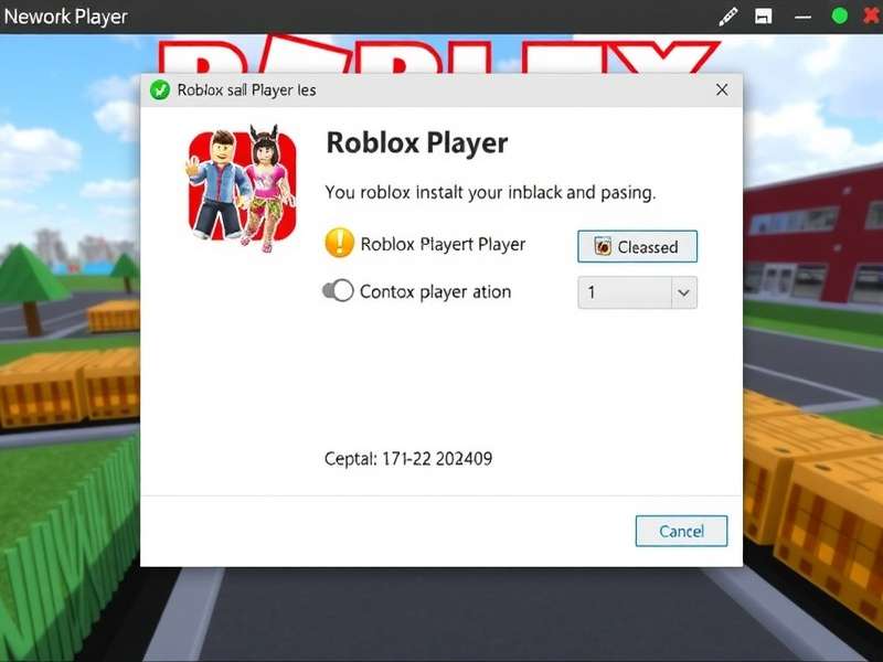 Roblox Player Installer guide showing download and setup steps for Windows PC